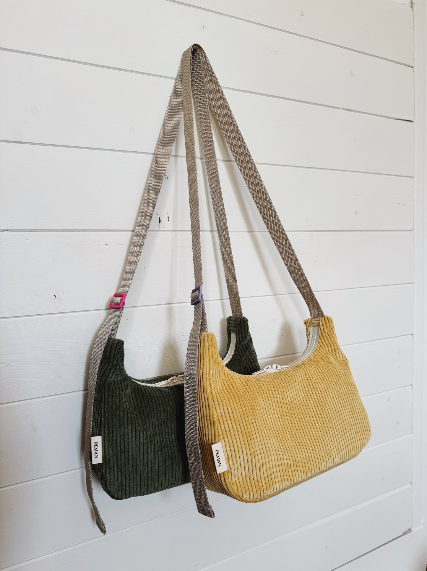 Sac biscuit ~ velours côtelé
