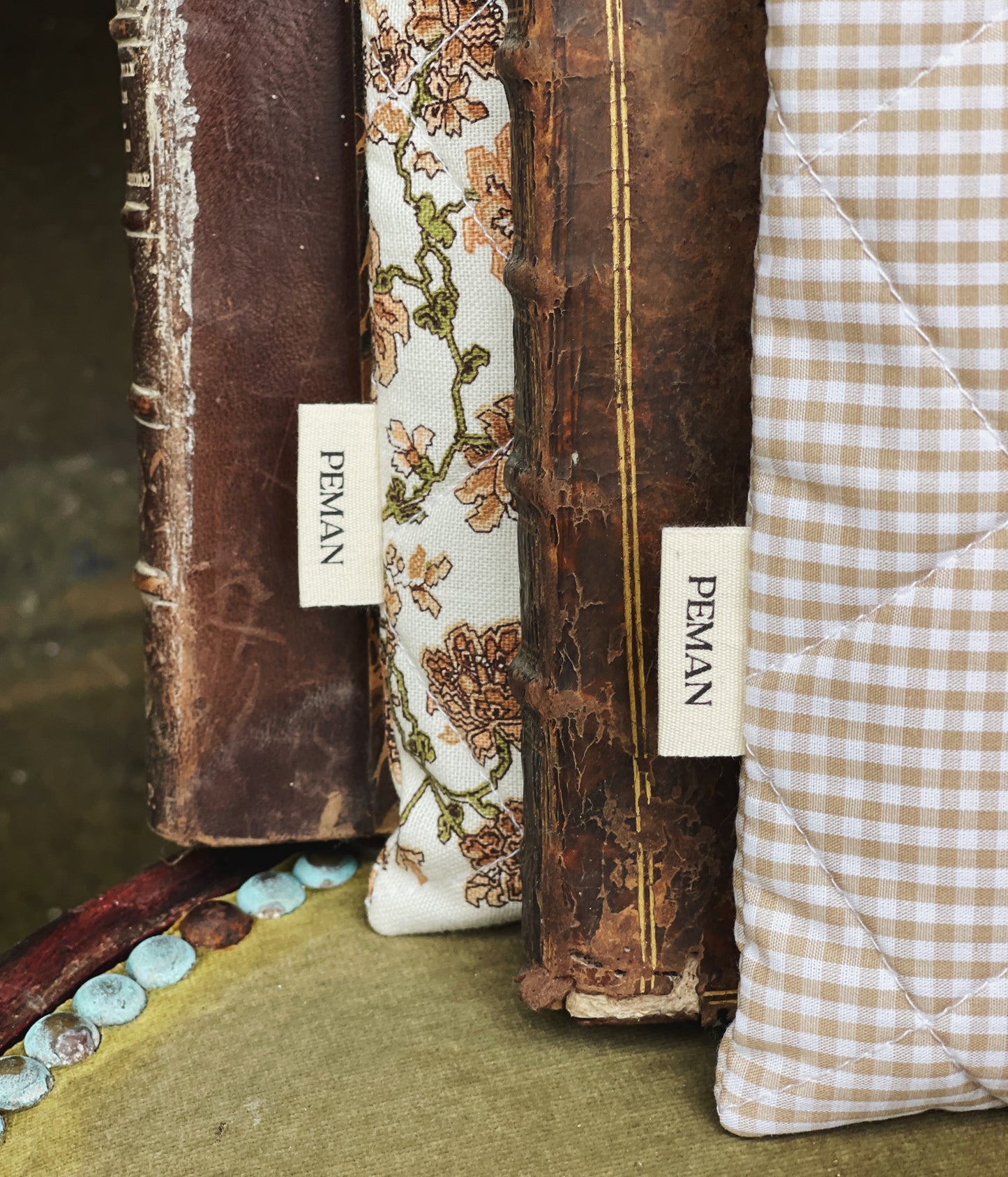 Housse de livre ~ floral automne