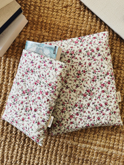 Housse de livre ~ roses