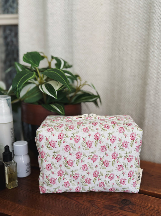 Trousse matelassée • floral