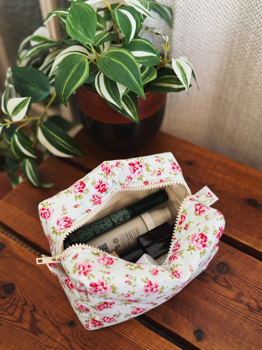 Trousse matelassée • floral
