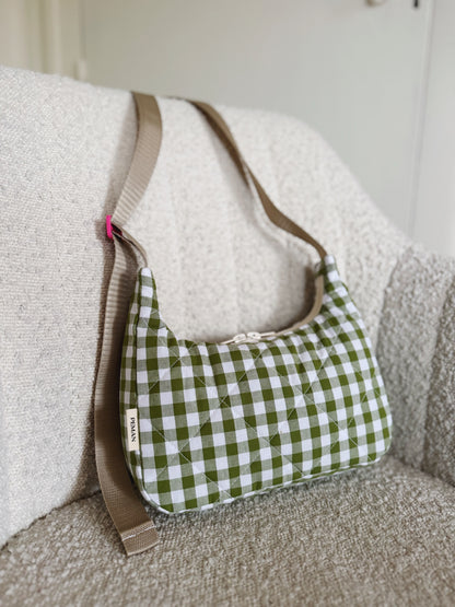 Sac biscuit ~ vichy vert