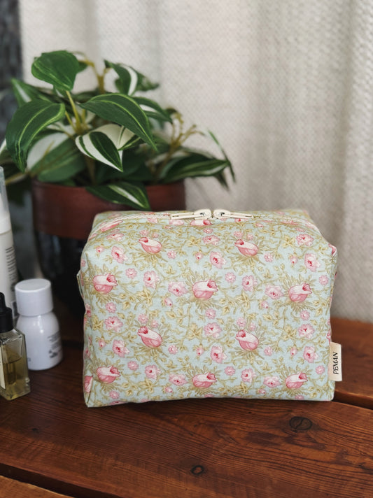 Trousse matelassée • floral