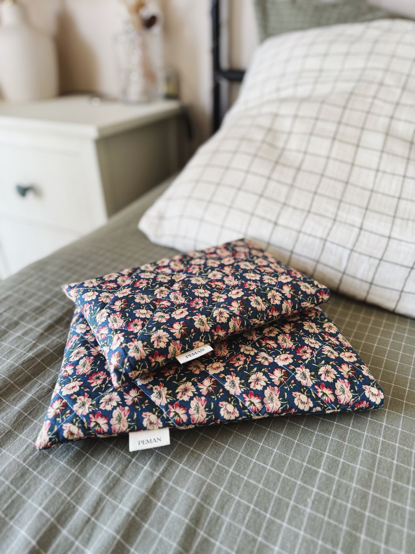 Housse de livre ~ floral foncé