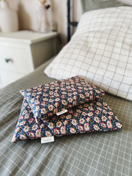 Housse de livre ~ floral foncé