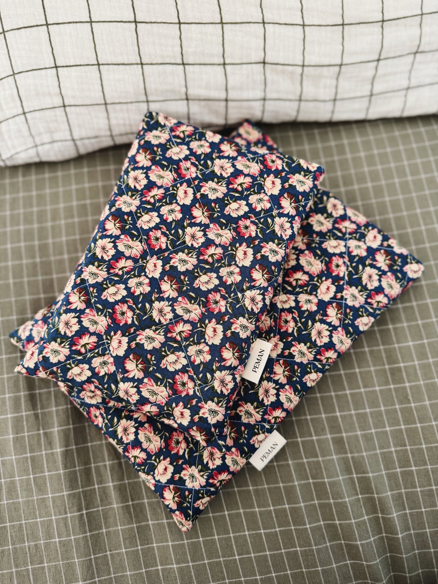 Housse de livre ~ floral foncé