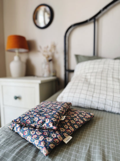 Housse de livre ~ floral foncé