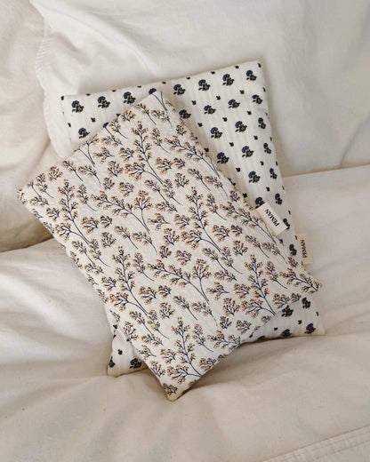 Housse de livre • fleurs jaunes