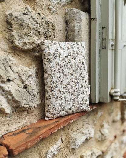 Housse de livre • fleurs jaunes