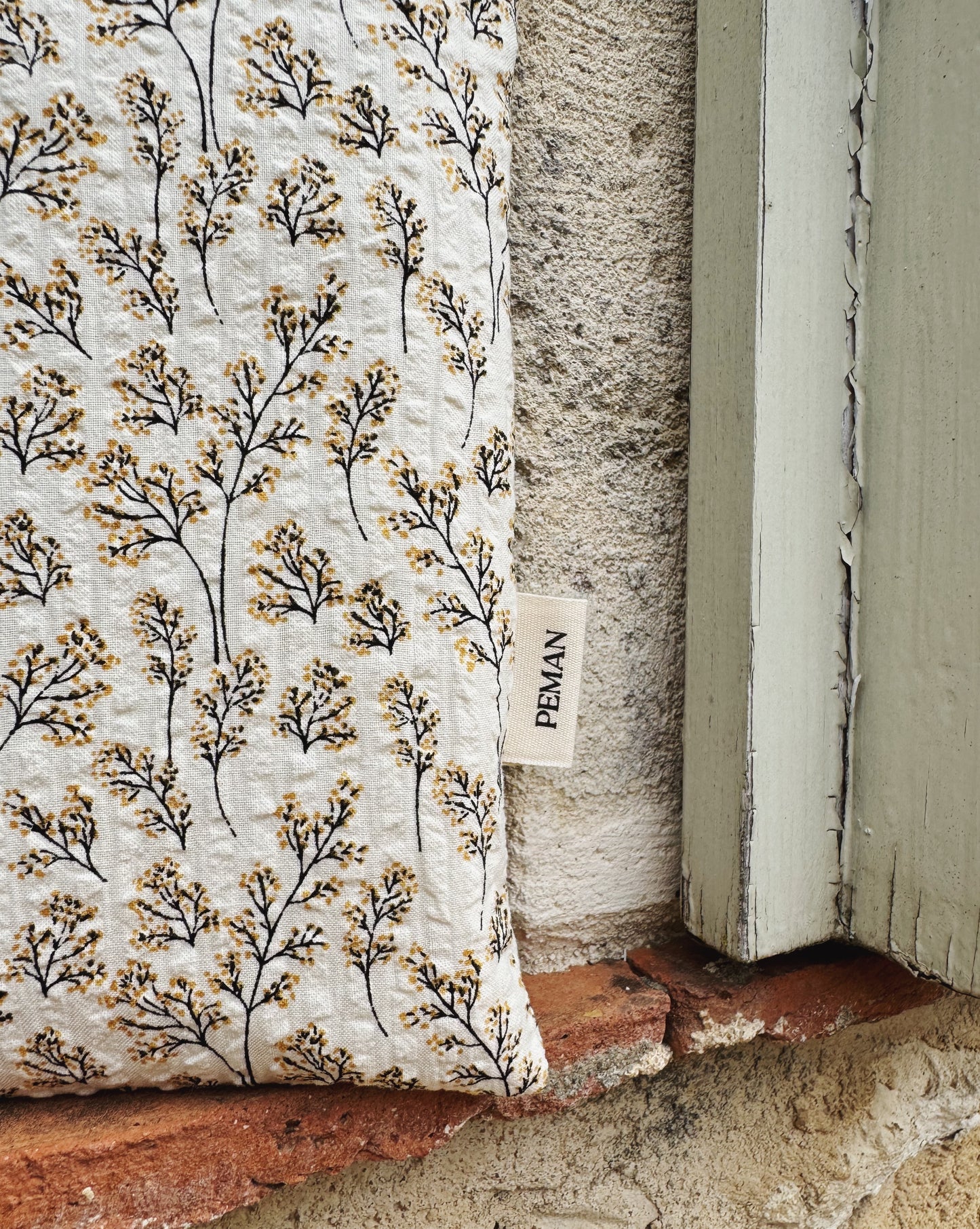 Housse de livre • fleurs jaunes