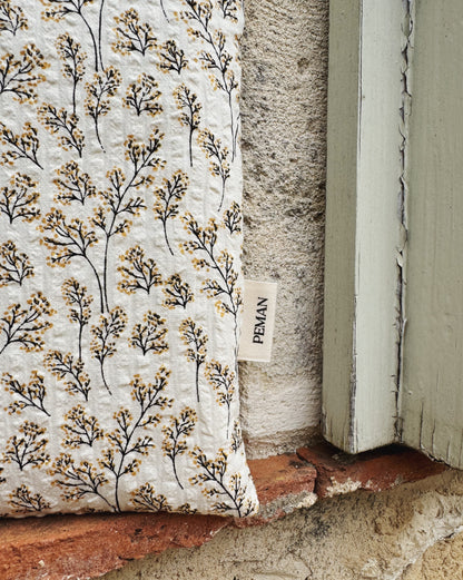 Housse de livre • fleurs jaunes