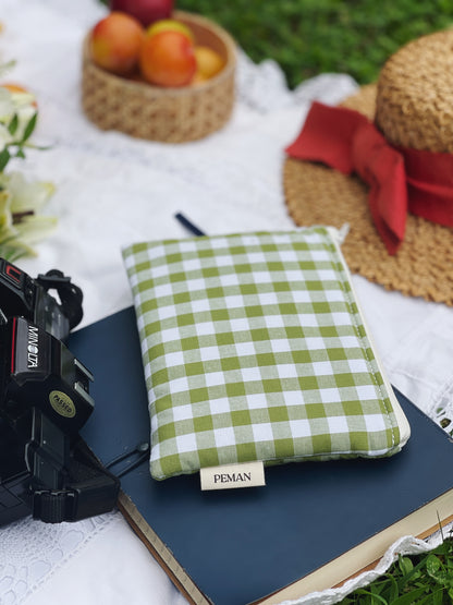 Pochette vichy vert