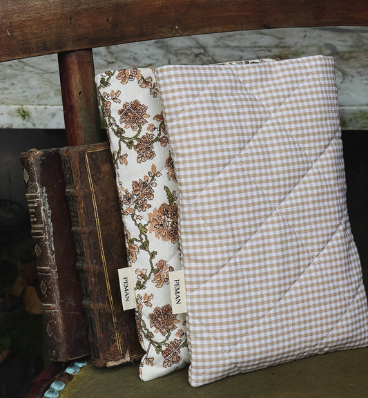 Housse de livre ~ floral automne