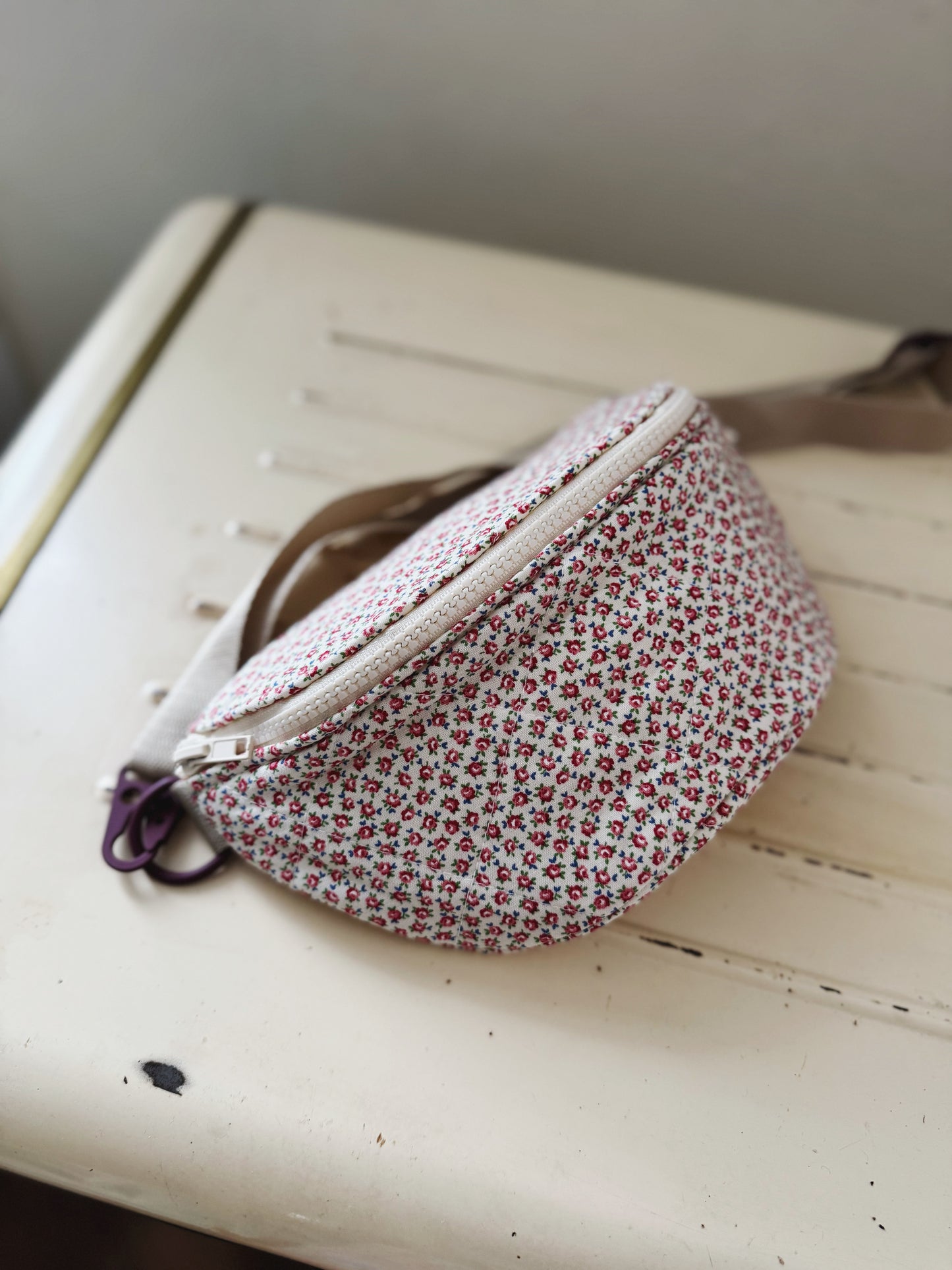 Sac banane • petites fleurs