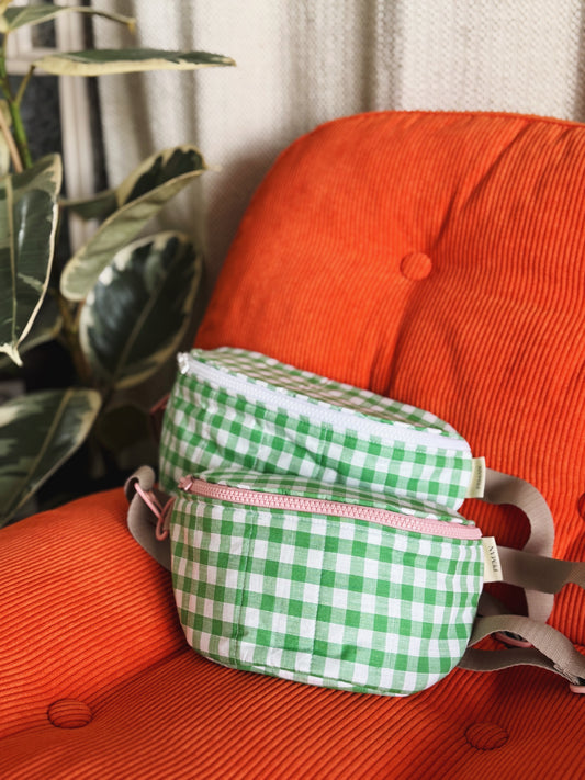 Bananes maxi et mini ~ vichy vert