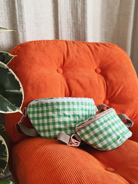 Bananes maxi et mini ~ vichy vert